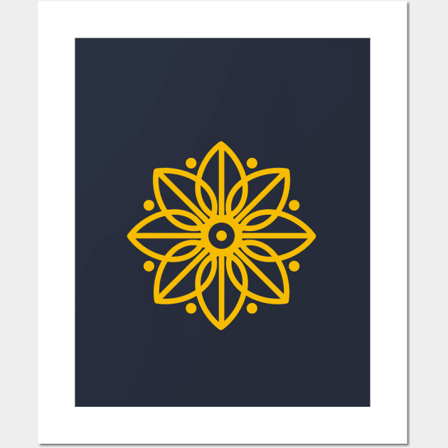 Sun Flower Good Morning Sun Wall Art by GeeTee